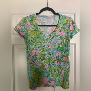 Lilly Pulitzer V-Neck Tee